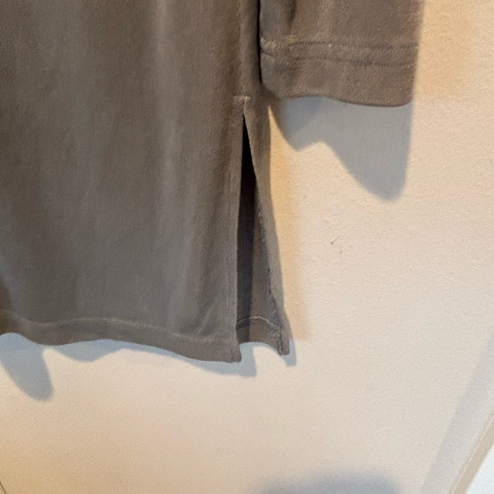 Rabbit Rabbit Rabbit Heather Gray Ribbed Knit Top/Tunic//Dress - Picture 4 of 6